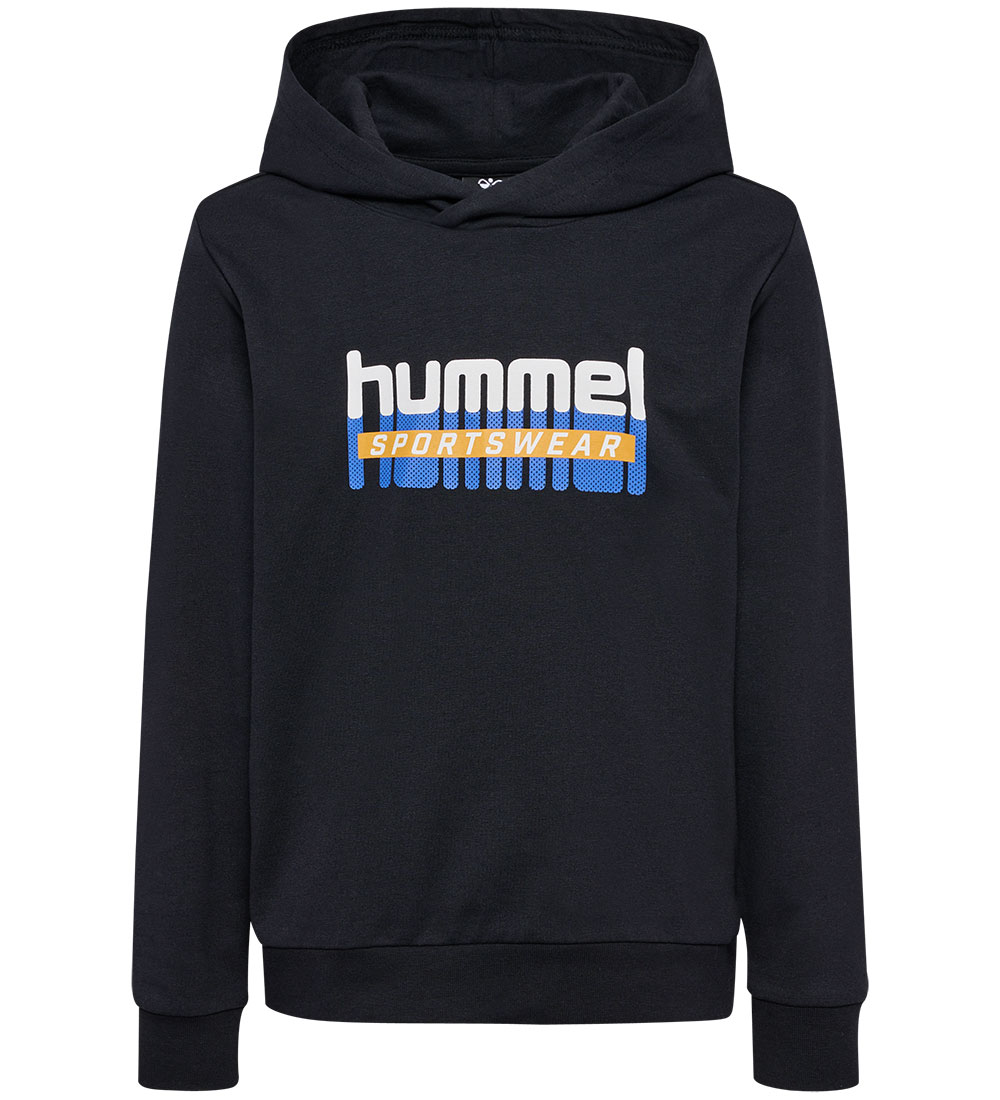 Hummel Hoodie - hmlTukas - Black w. Print
