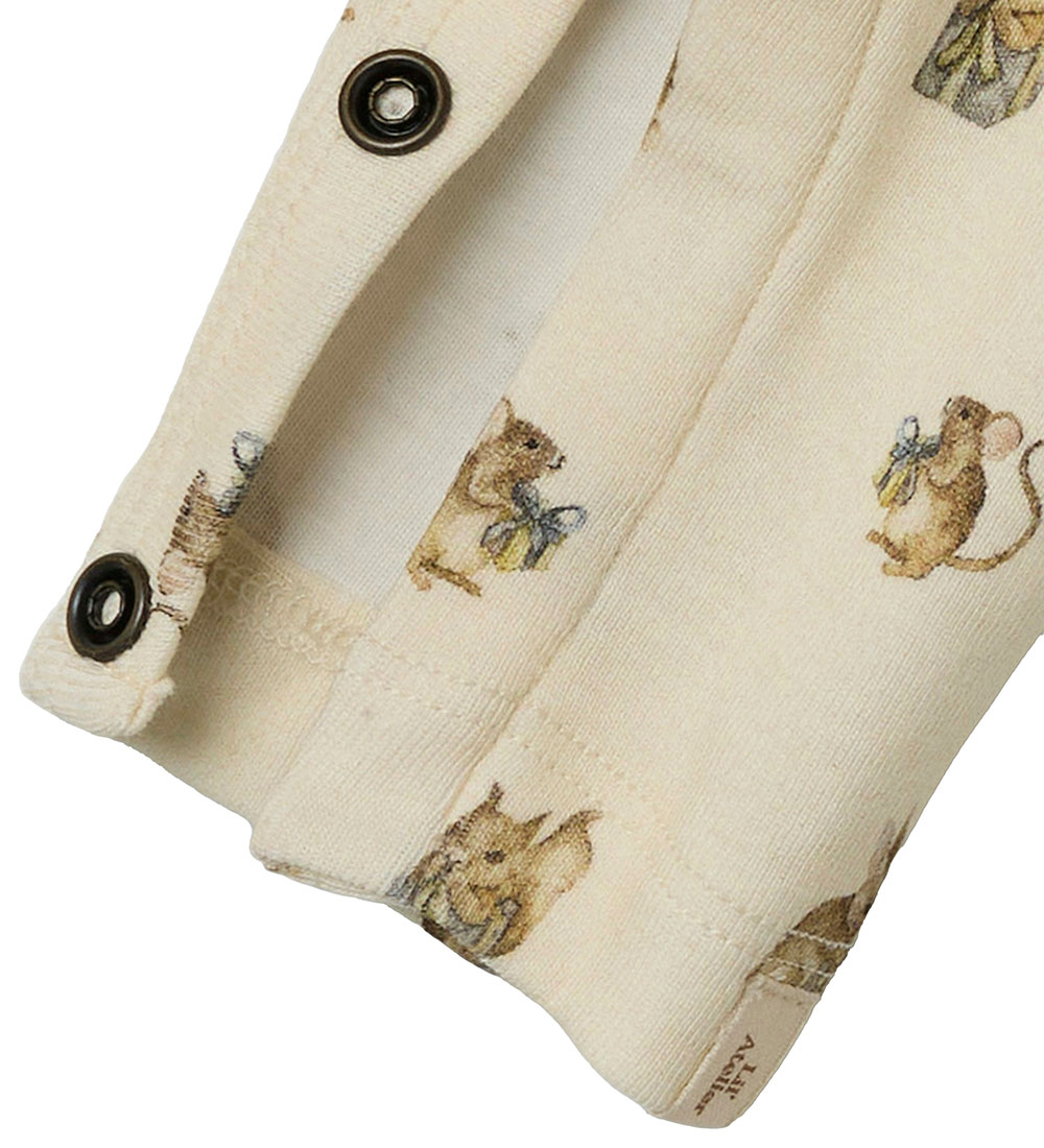 Lil' Atelier Jumpsuit - NbnGayo - Turtledove w. Print