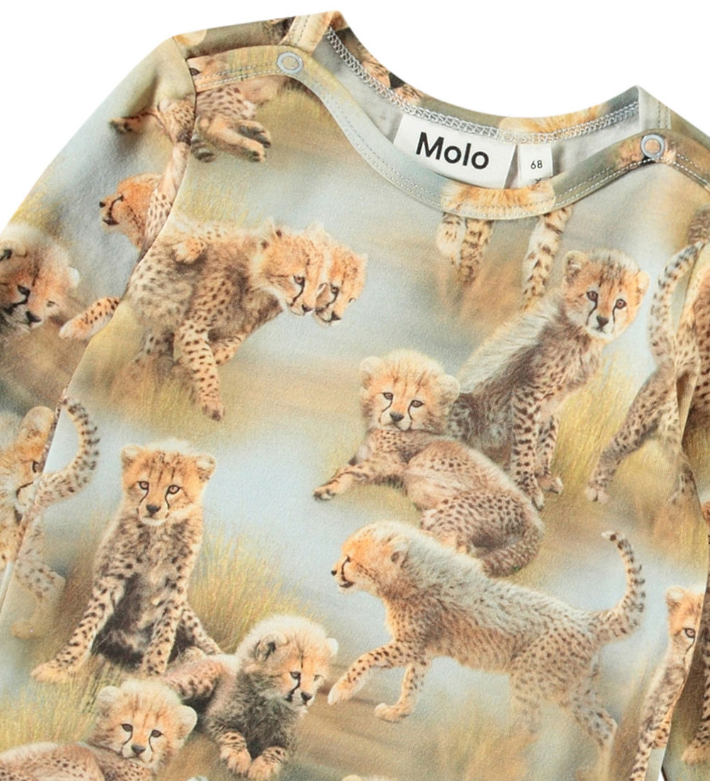 Molo Bodysuit L/æ - Foss - Cheetah Cubs