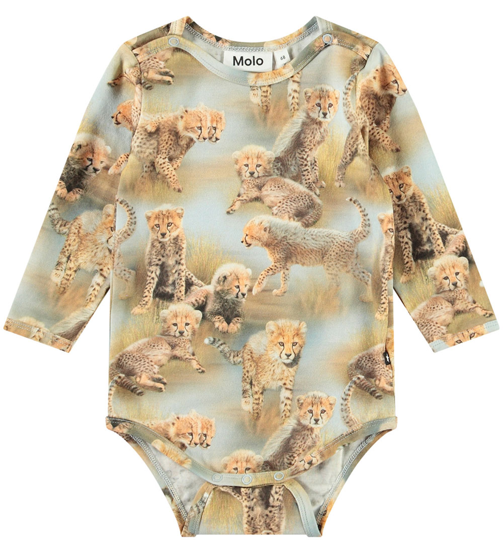 Molo Bodysuit L/æ - Foss - Cheetah Cubs