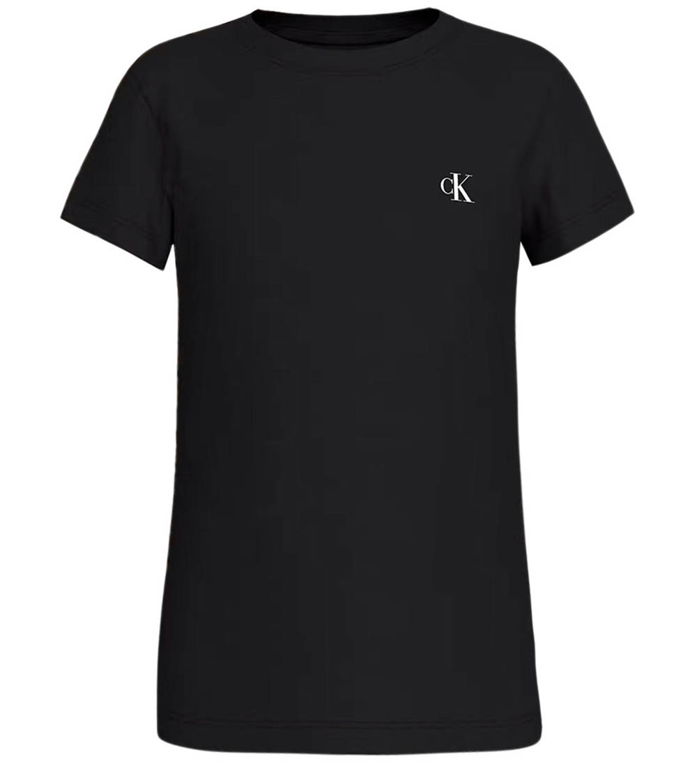 T-shirts Calvin Klein - 2 Pack - Stripe Mince - Tourterelle/Ck N