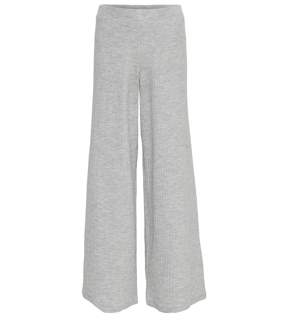 Kids Only Byxor - Rib - Noos - KogNella - Light Grey Melange