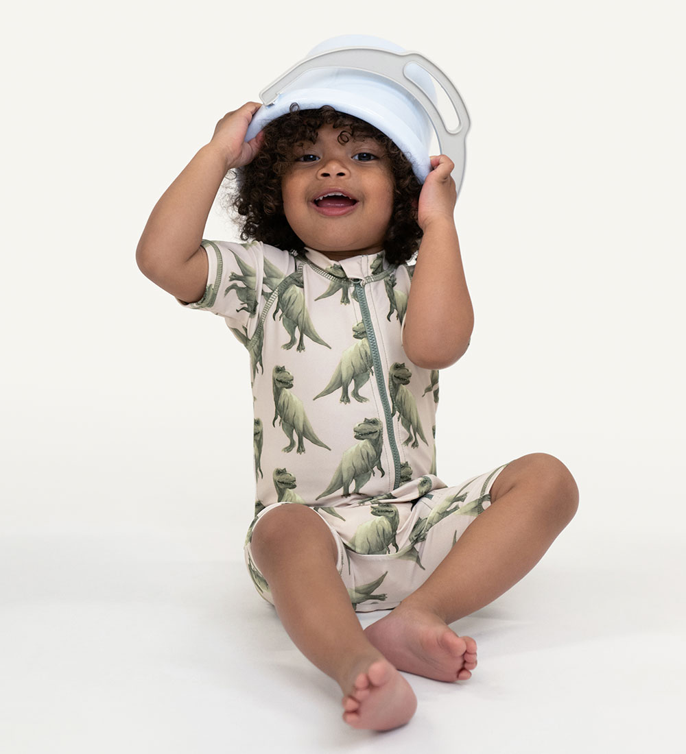 Hust and Claire Coverall Swimsuit - Makki - UV50+ - Seagrass w.