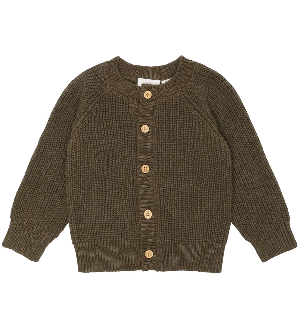The New Siblings Cardigan - Prjónað - TnsLino - Ivy Green