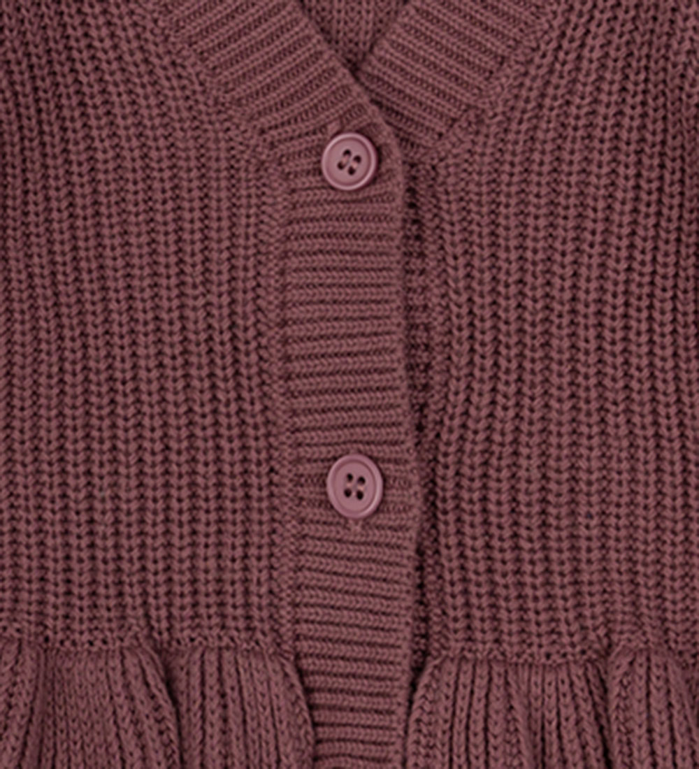 The New Siblings Cardigan - Prjónað - TnsMae - Crushed Berry