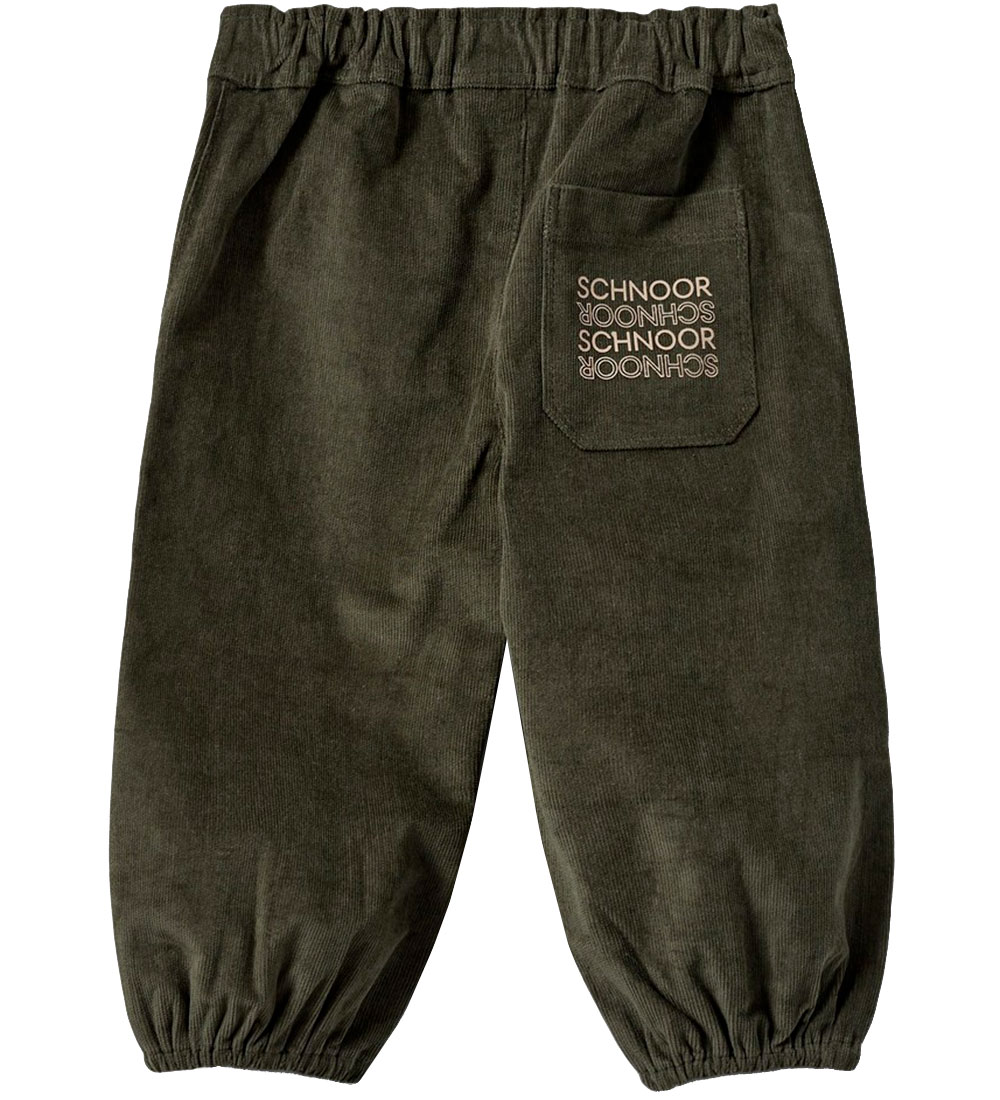 Sofie Schnoor Corduroy Trousers - Askersb - Forest Green