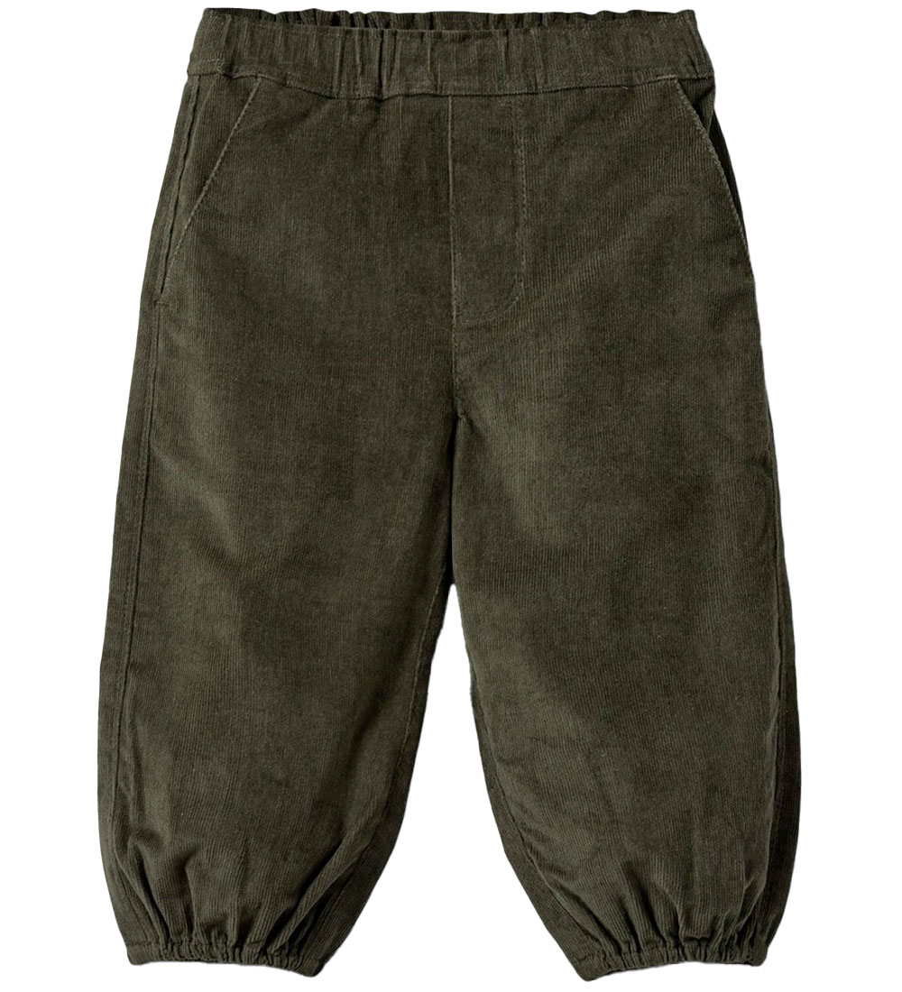 Sofie Schnoor Corduroy Trousers - Askersb - Forest Green