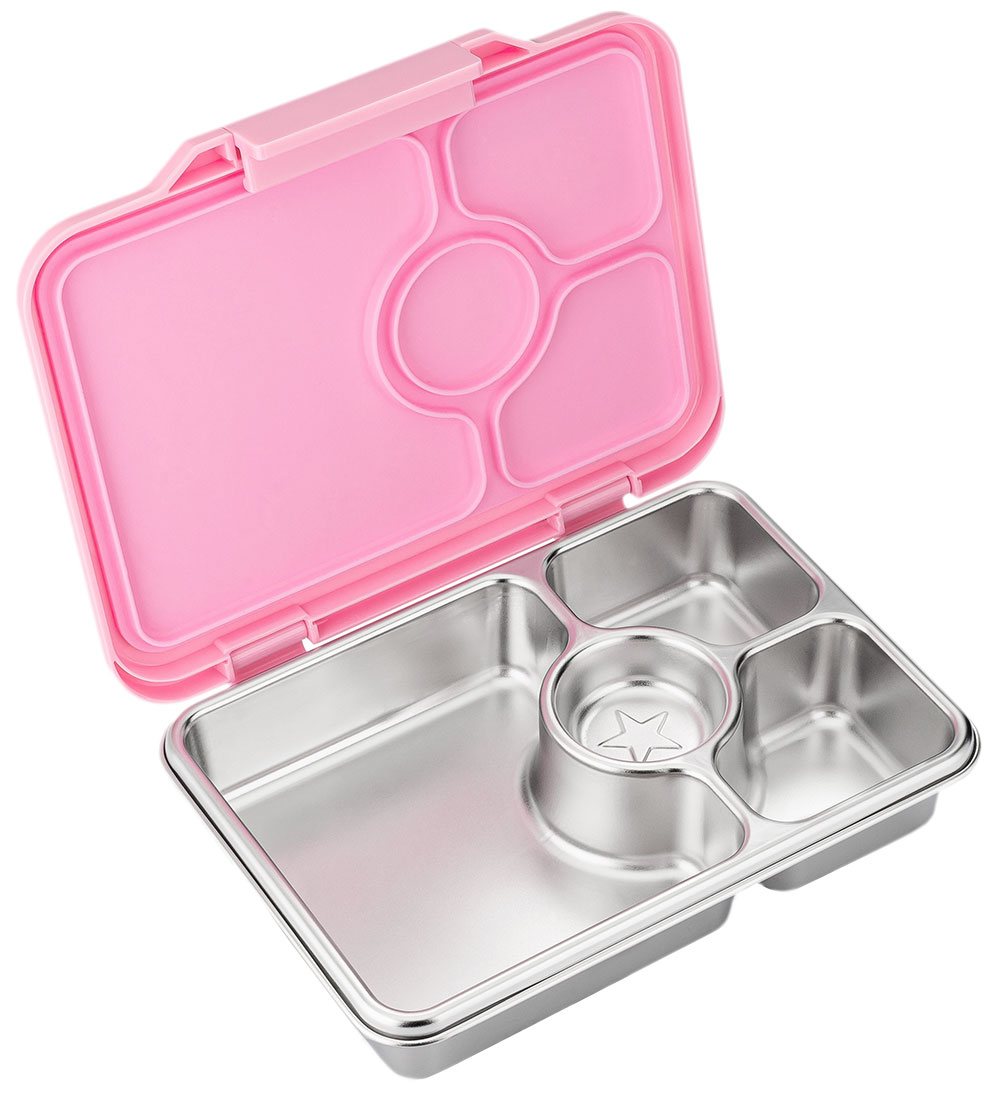 Yumbox Nestisbox M. 4 Rum - Bento Steel - Versailles Bleikt