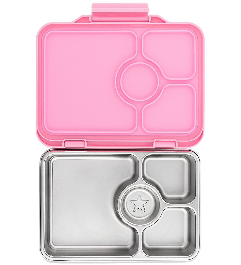 Yumbox Nestisbox M. 4 Rum - Bento Steel - Versailles Bleikt