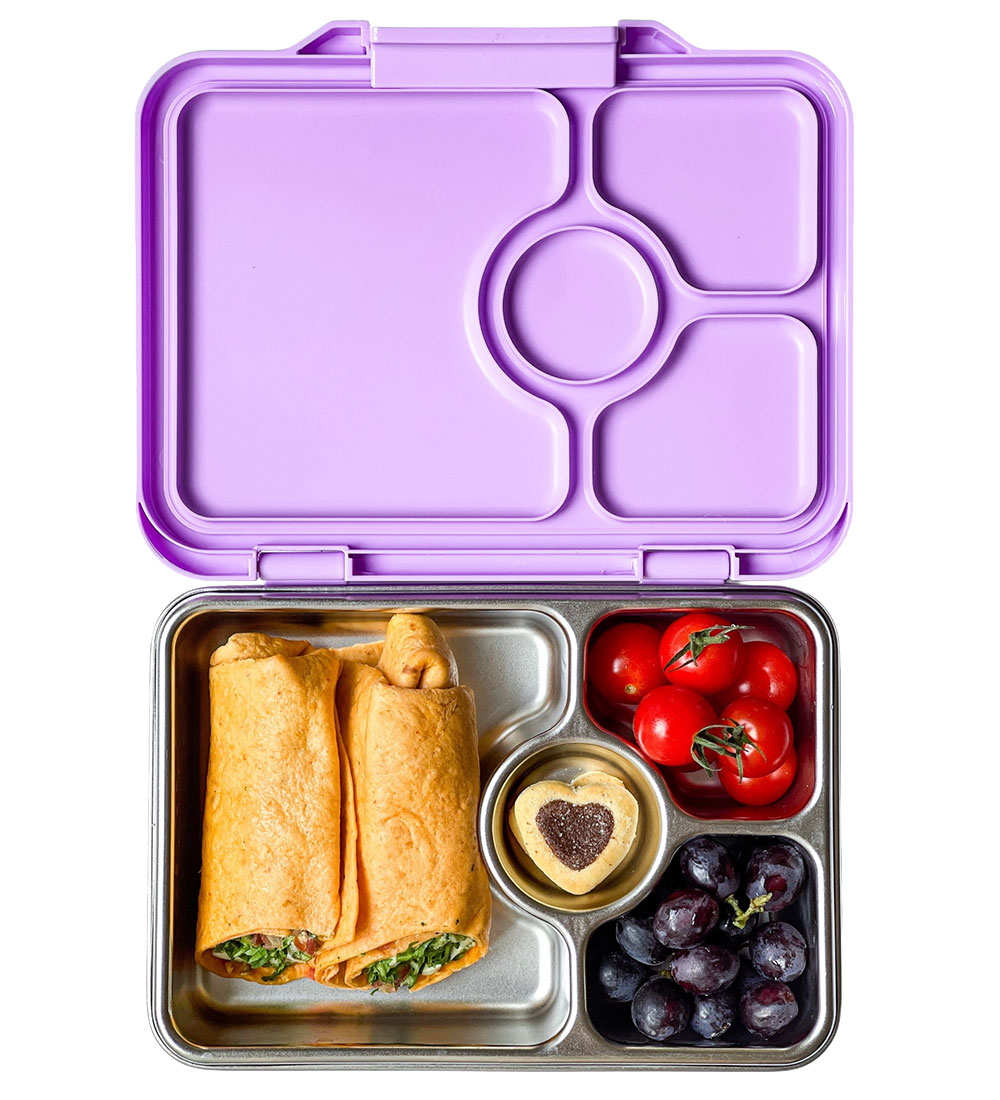Yumbox Nestisbox M. 4 Rum - Bento Steel - Lavender Purple
