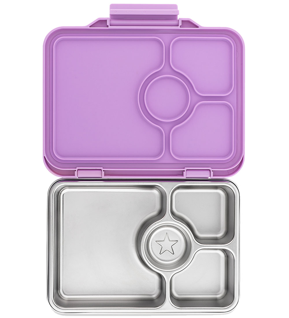 Yumbox Nestisbox M. 4 Rum - Bento Steel - Lavender Purple