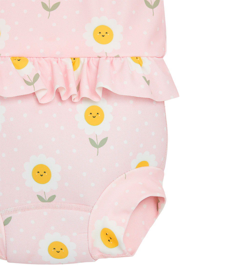 Hust and Claire Swimsuit w. Swim Diaper - Maddie - UV50+ - Icy P