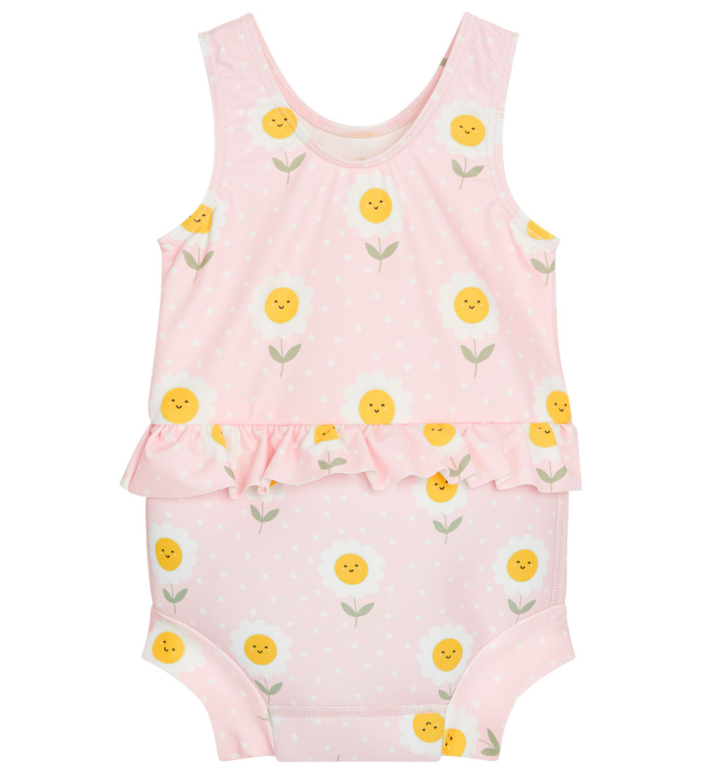 Hust and Claire Swimsuit w. Swim Diaper - Maddie - UV50+ - Icy P