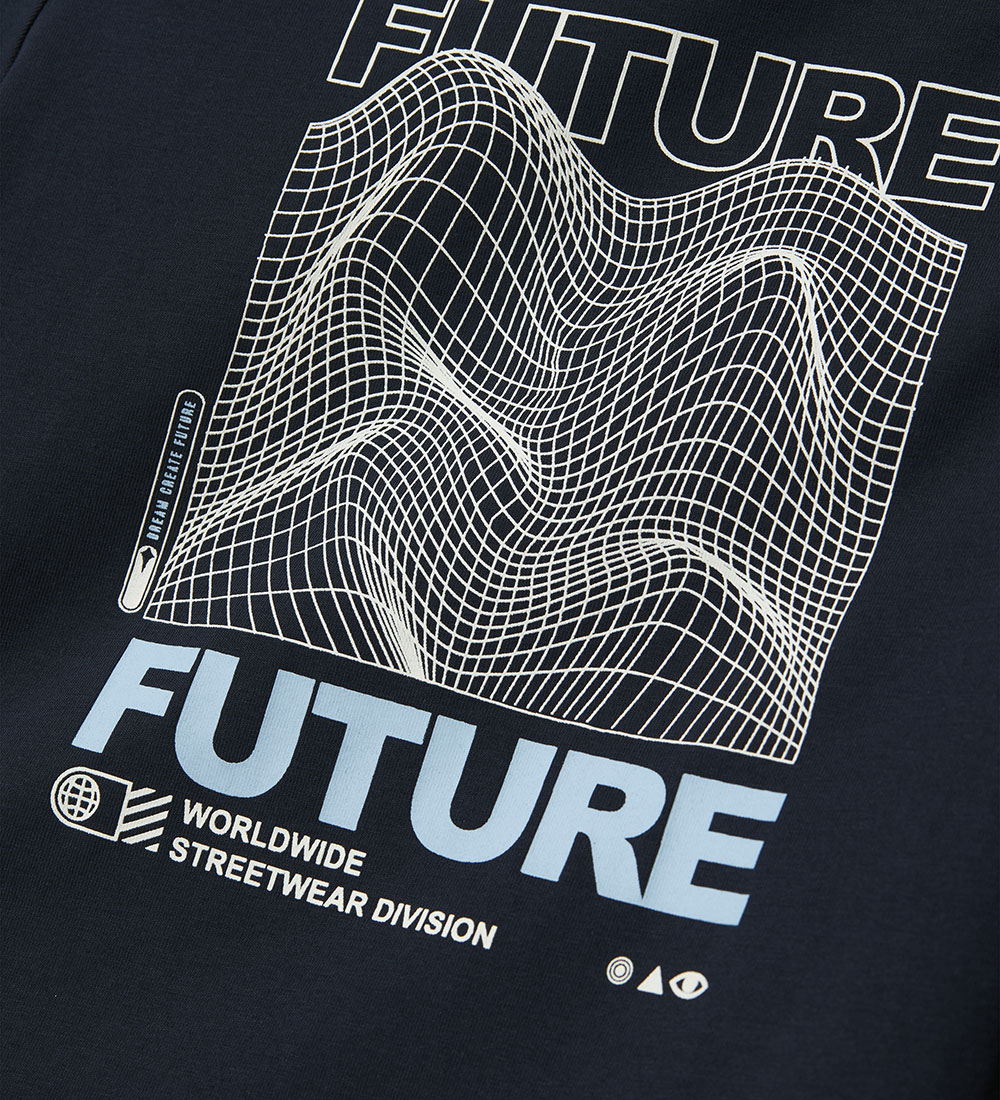 Name It Blouse - NkmVux - Dark Sapphire/Future