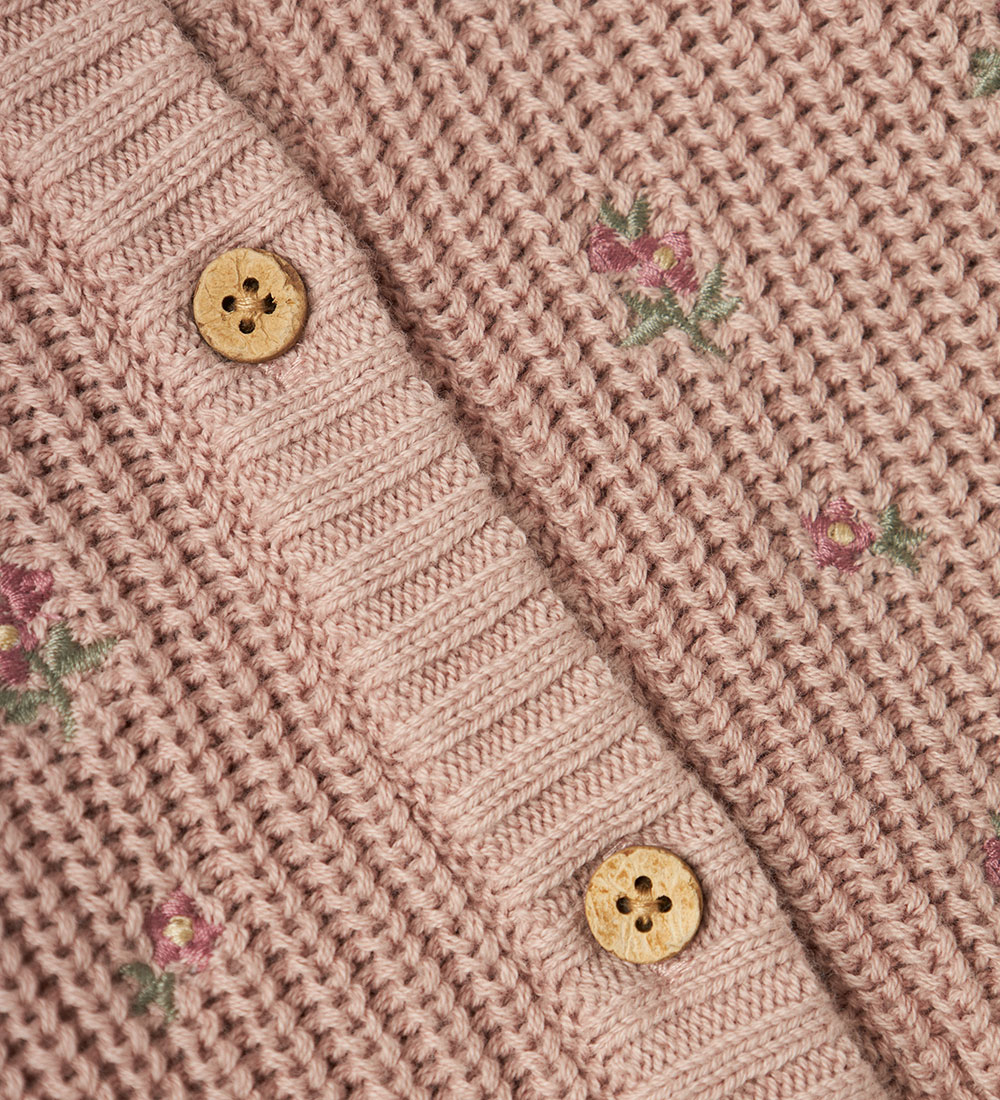 Lil' Atelier Cardigan - Prjónað - NbfEmlen - Shadow Grár