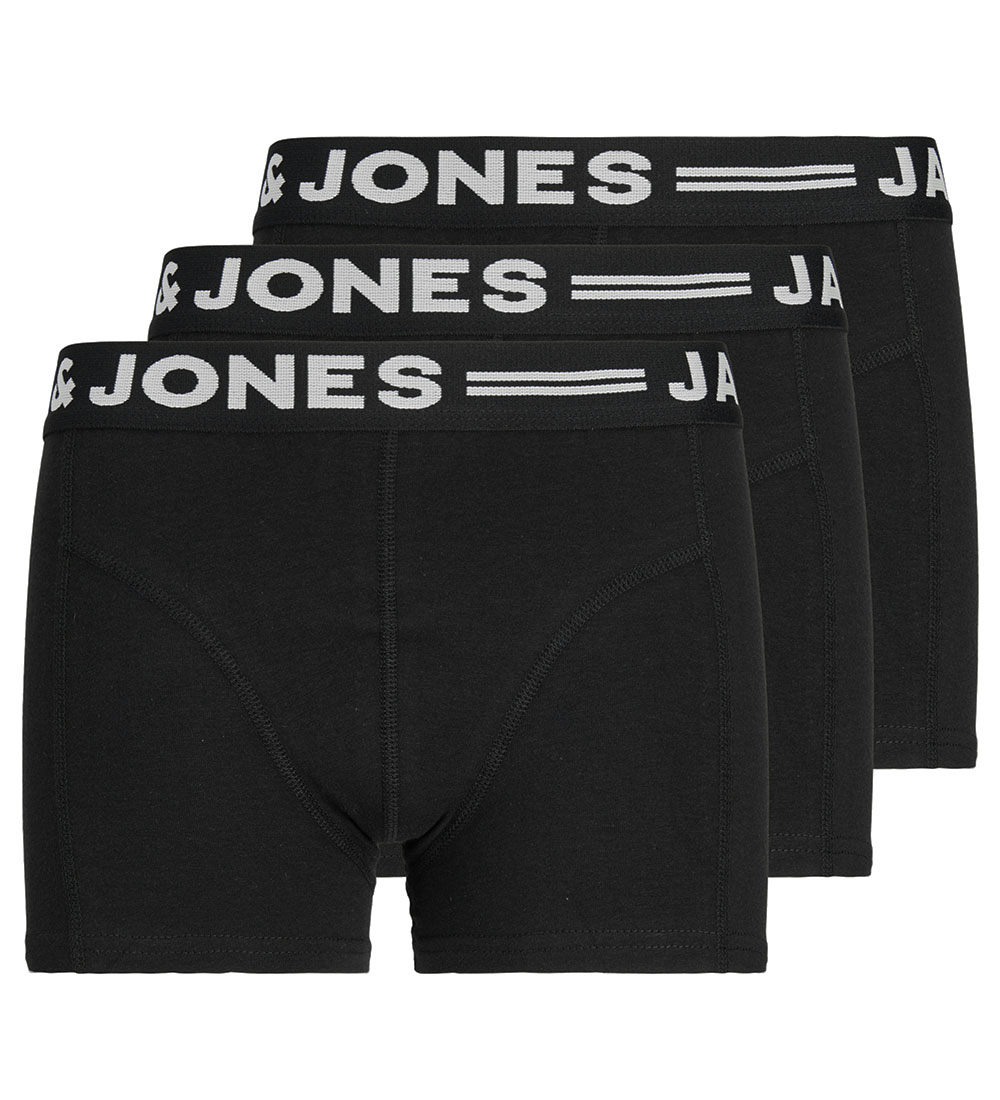 Jack & Jones Boxers - Sense Trunks - 3-Pack - Black