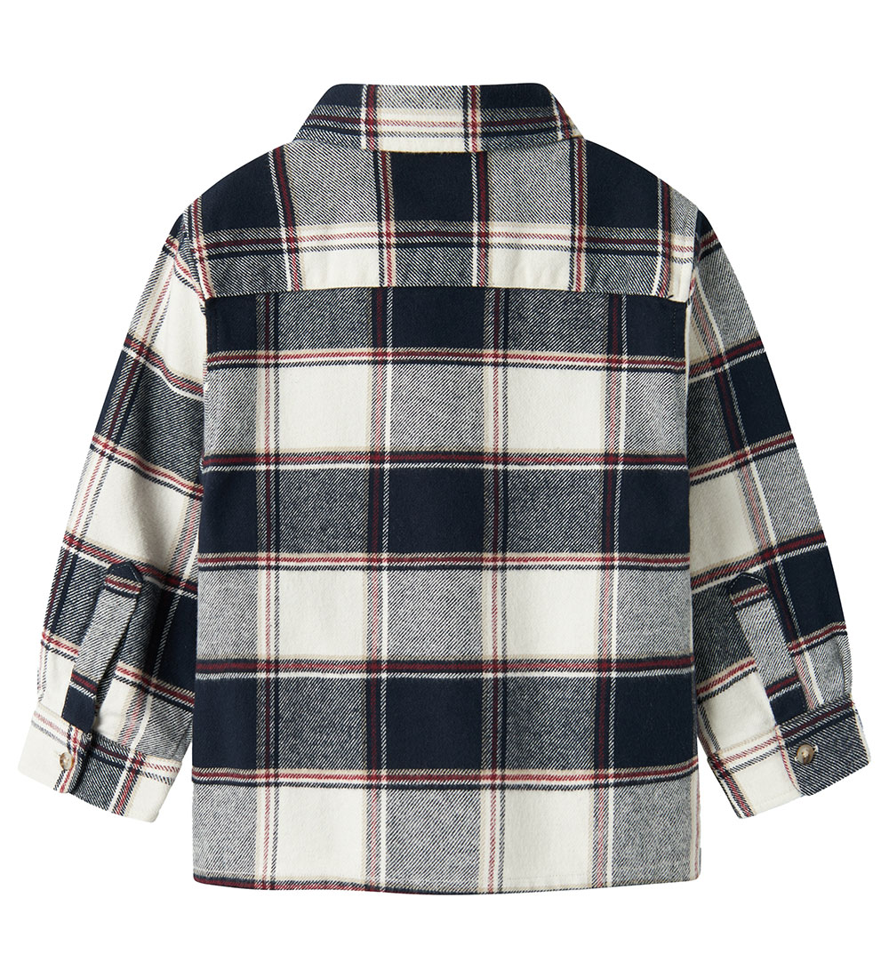 Name It Shirt - NmmTamol - Navy Blazer/Check