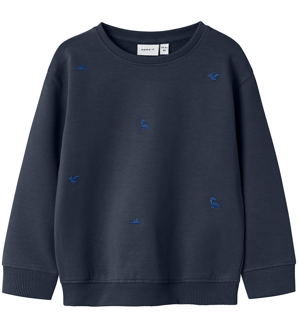 Name It Sweatshirt - NmmBen - Navy Blazer w. Dinos