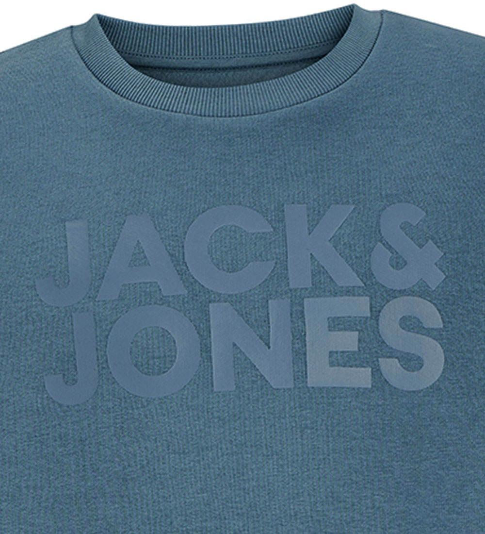 Jack & Jones Sweatshirt - JjeCorp - Oceanview/BIG Tonal