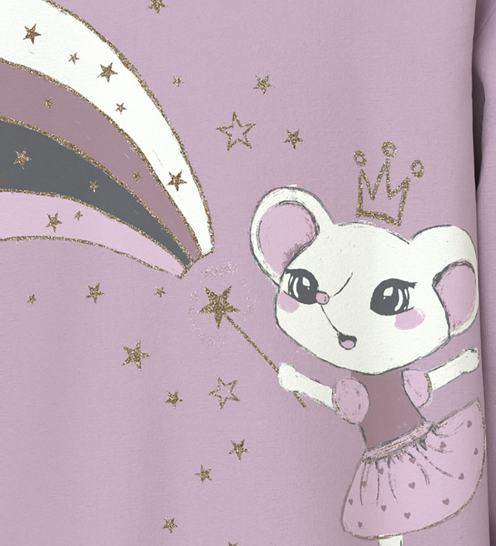 Name It Bluse - NmfValiane - Winsome Orchid/Ballet Mouse