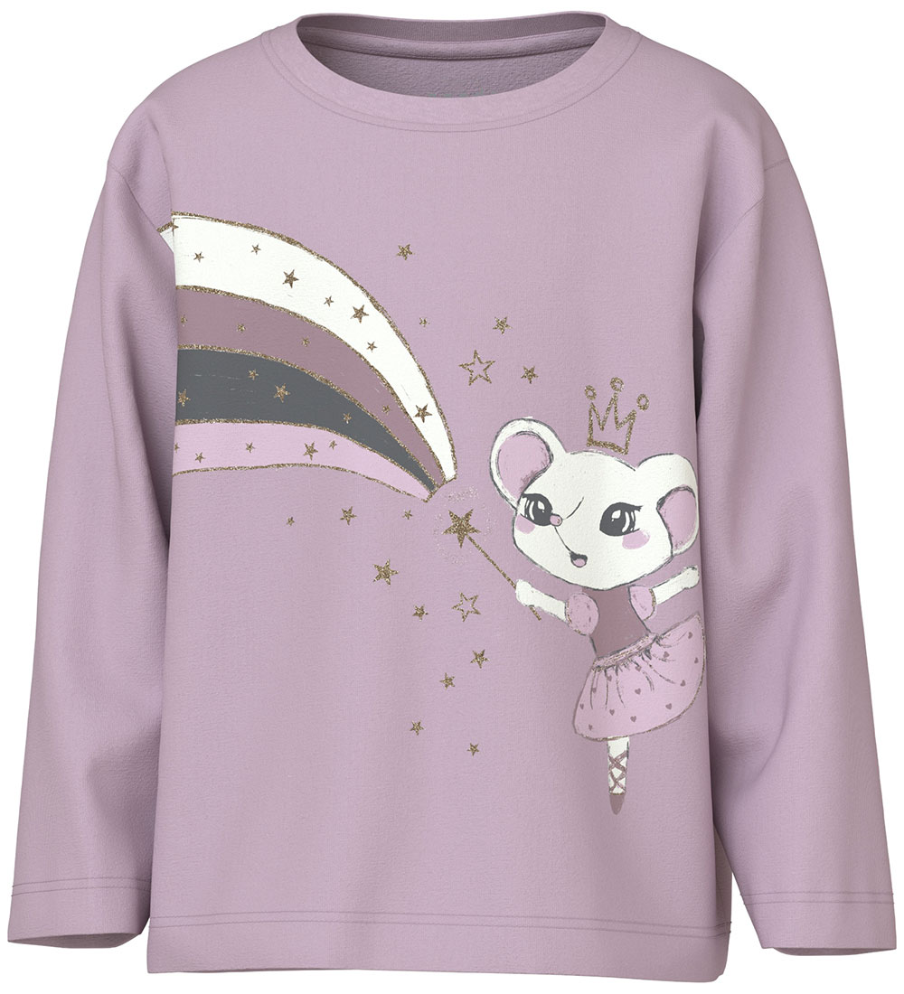 Name It Bluse - NmfValiane - Winsome Orchid/Ballet Mouse