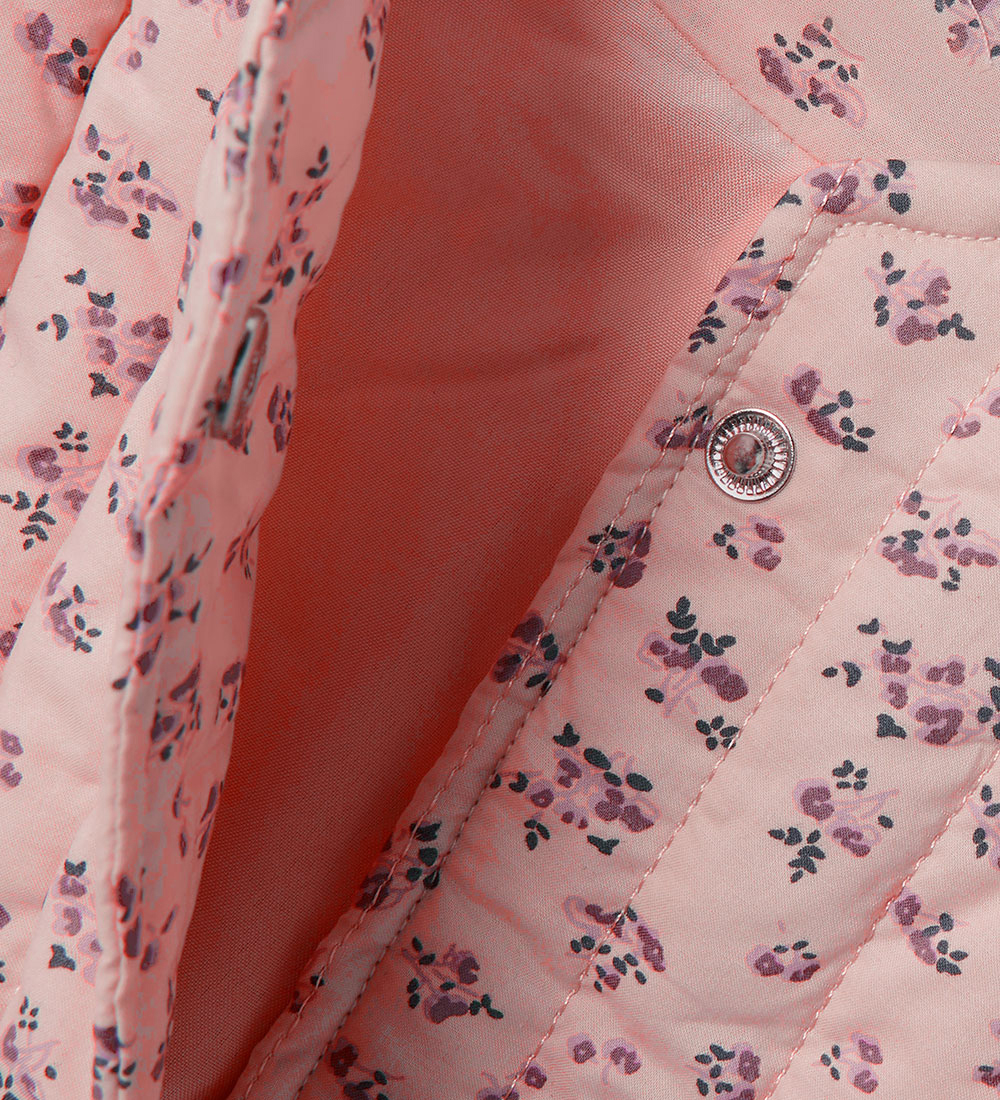 Name It Puffer Vest - NmfTetalia - Winsome Orchid w. Flowers
