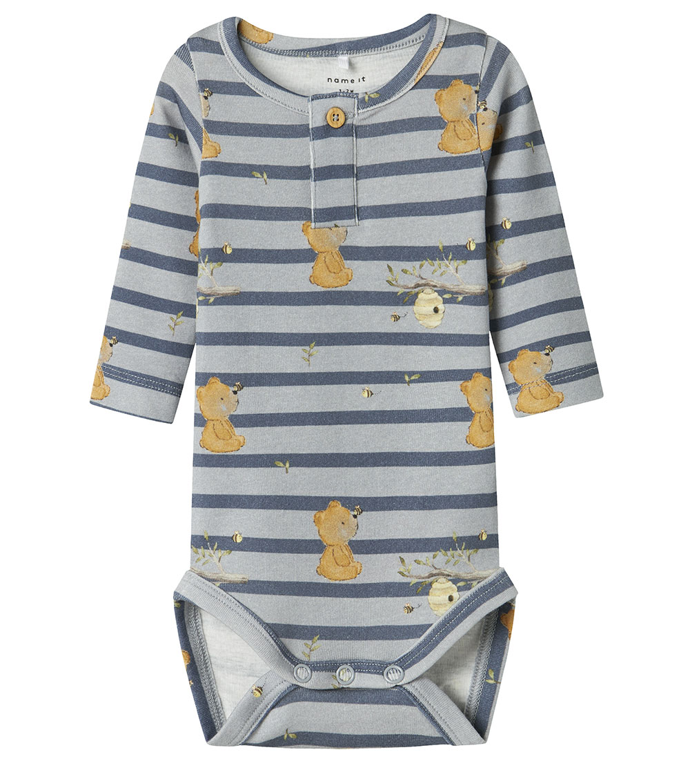 Name It Bodysuit L/æ - NbmThilo - Quarry