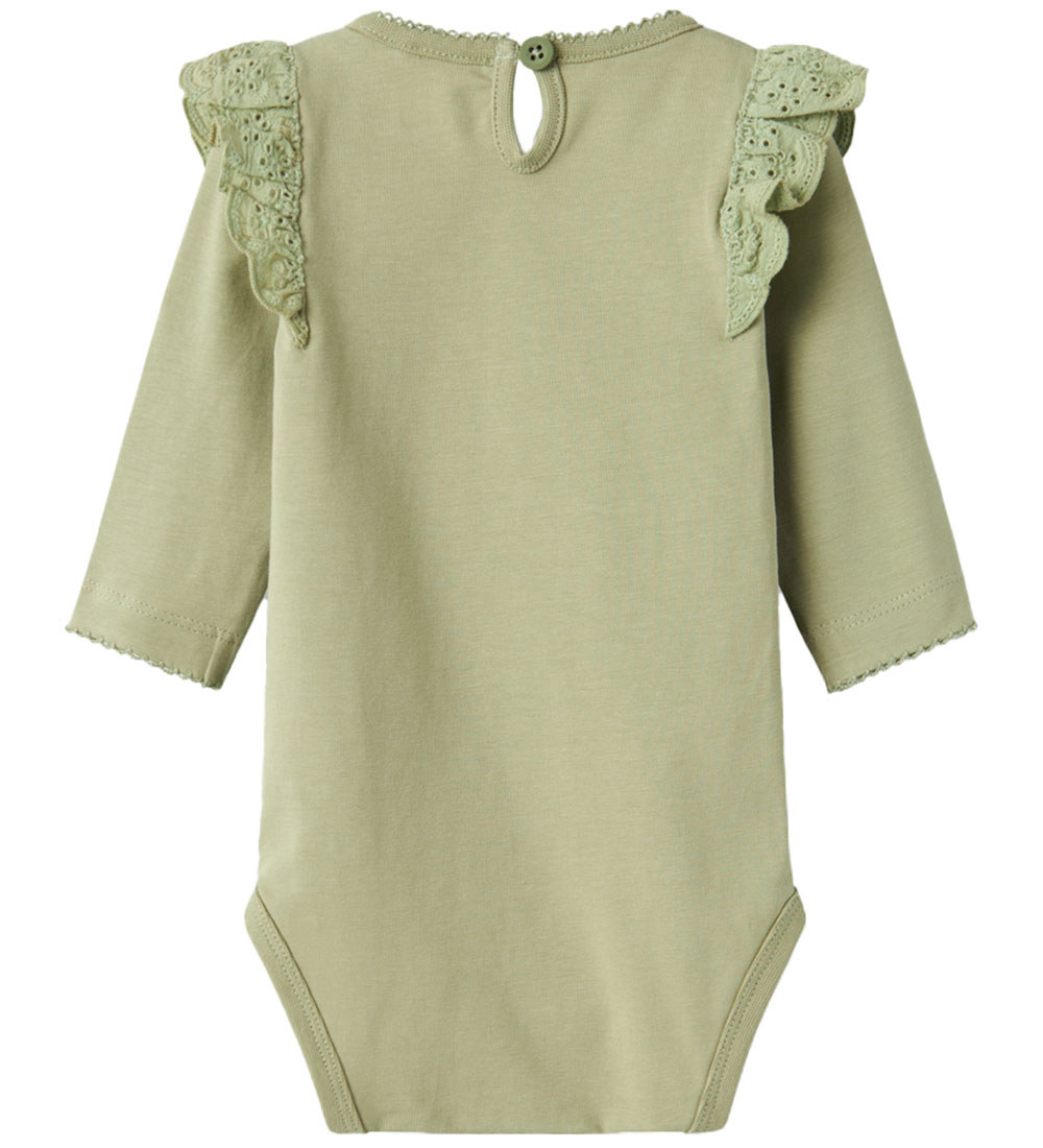 Name It Bodysuit L/æ - NbfTejsa - Tea w. Ruffle