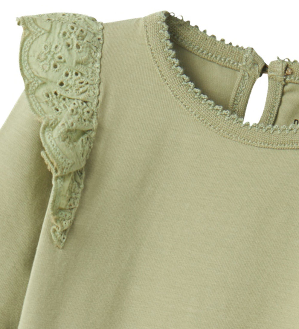 Name It Bodysuit L/æ - NbfTejsa - Tea w. Ruffle