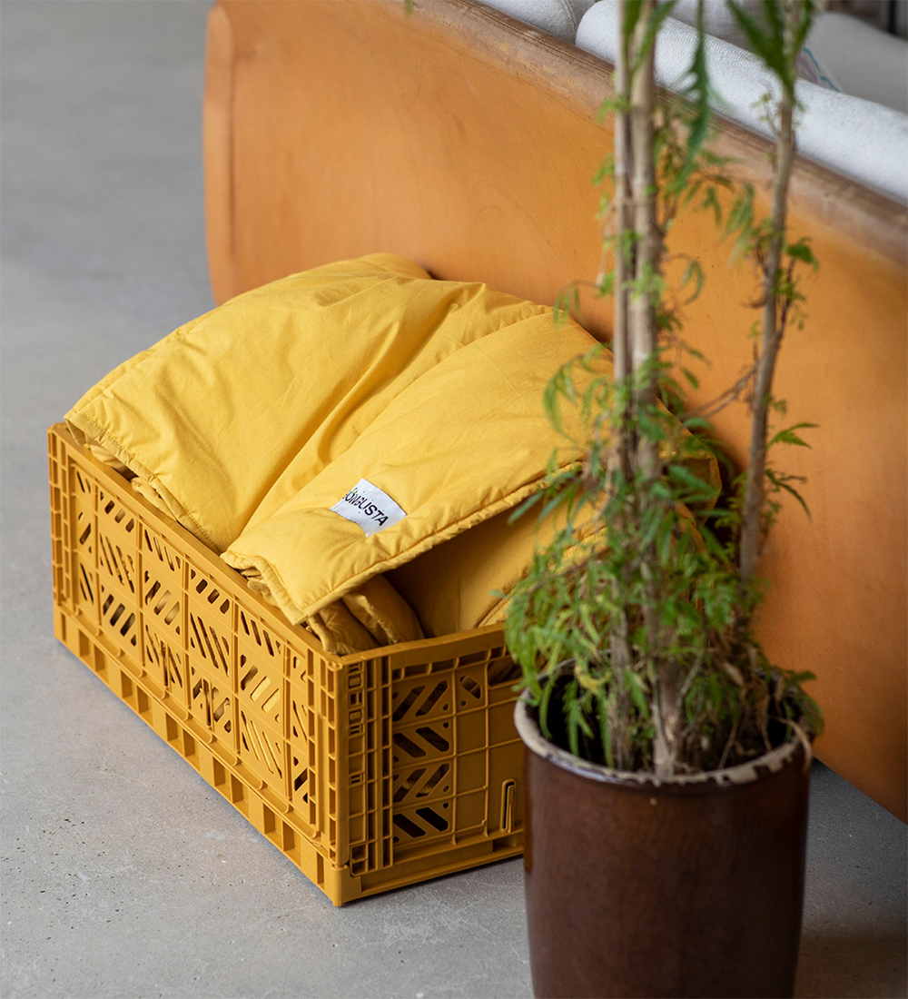 Aykasa Foldable Box - 60x40x22 cm - Maxi - Mustard