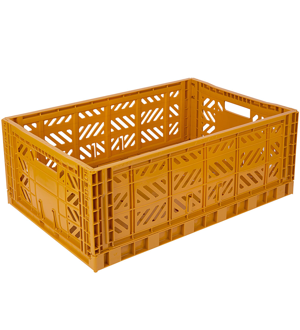 Aykasa Foldable Box - 60x40x22 cm - Maxi - Mustard