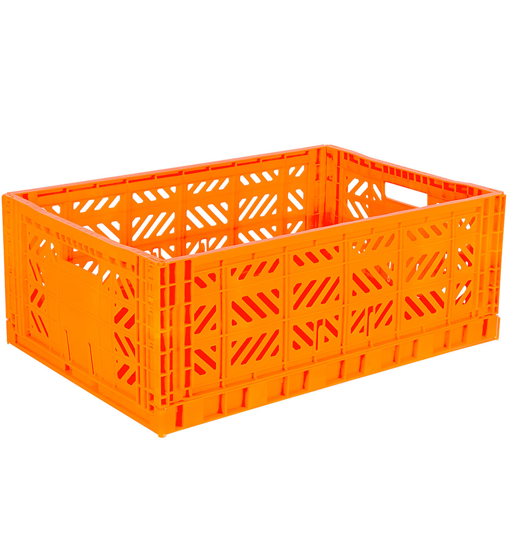 Aykasa Foldable Box - 60x40x22 cm - Maxi - Neon Orange