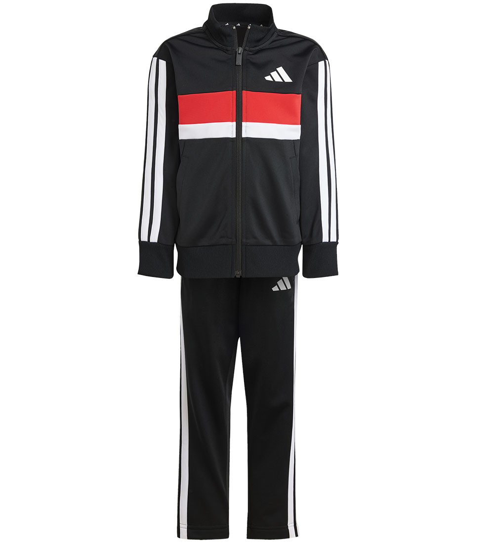 adidas Performance Tracksuit - LK 3S - Black/White/Purrub