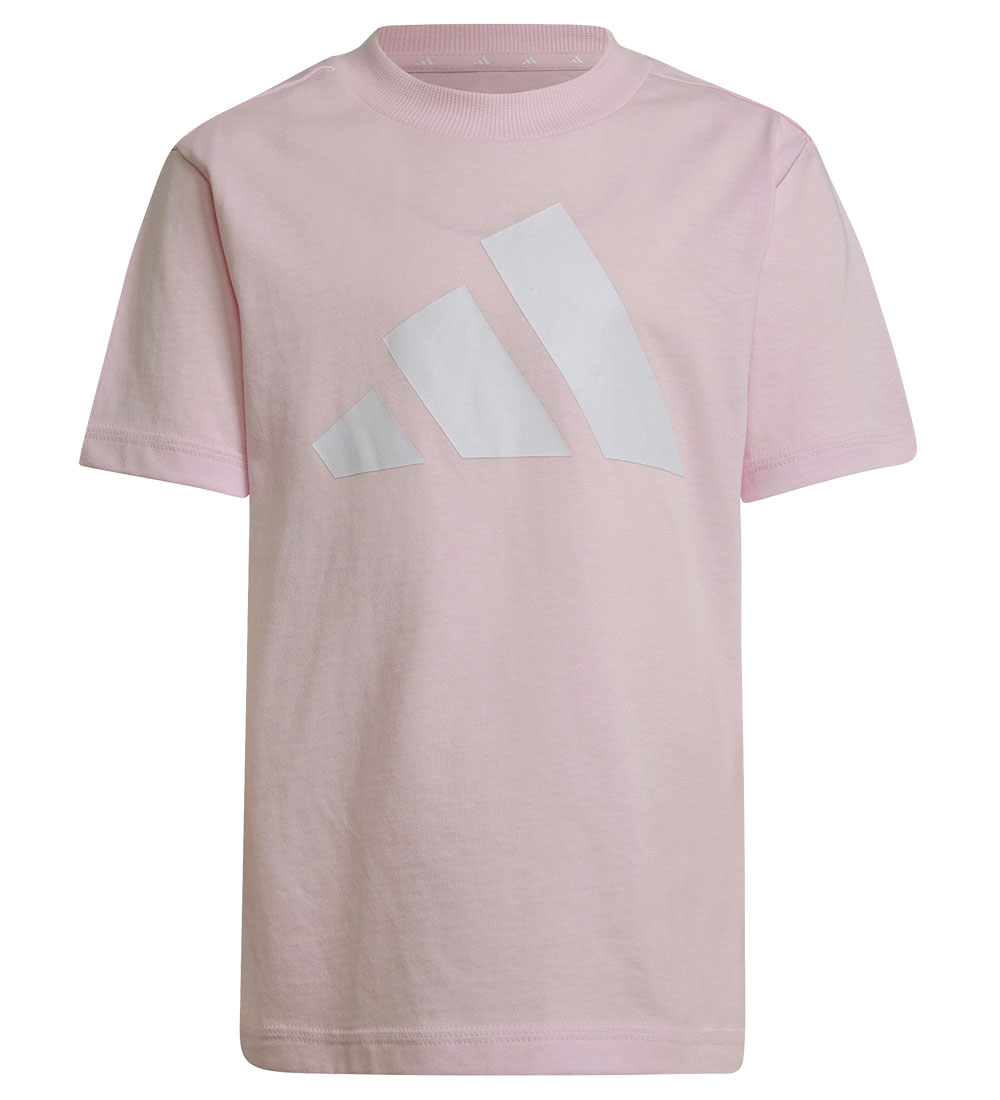 adidas Performance Set - T-shirt/Shorts - LK BL - Pink/White