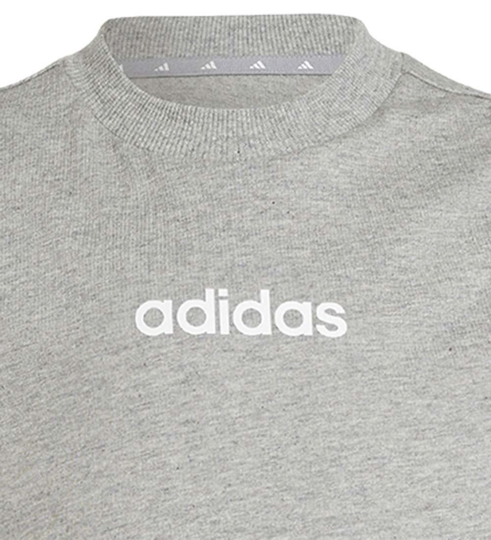 adidas Performance Set - T-shirt/Shorts - LK Lin - MGreyh/White