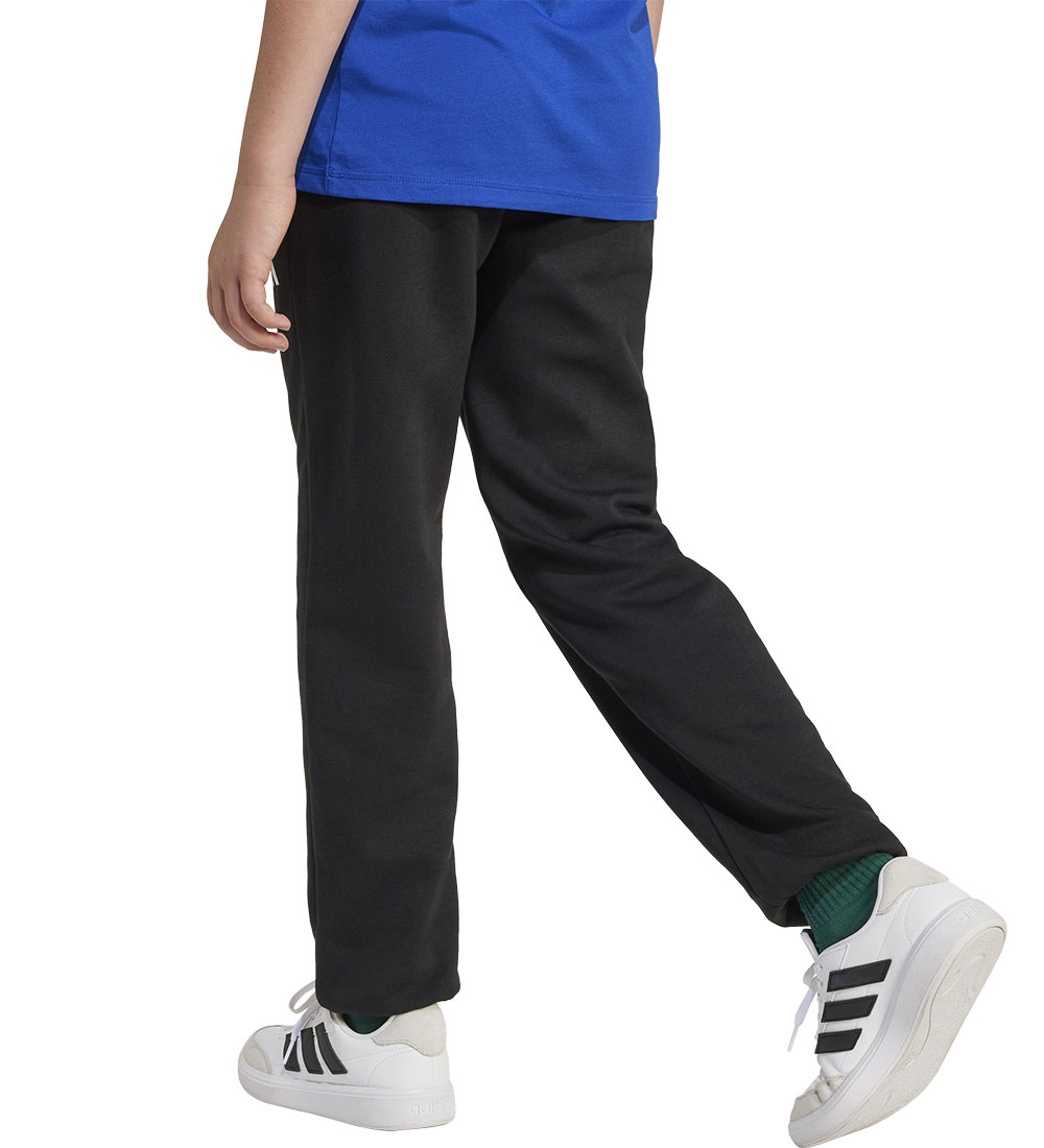 adidas Performance Sweatpants - J SL FL - Black/White