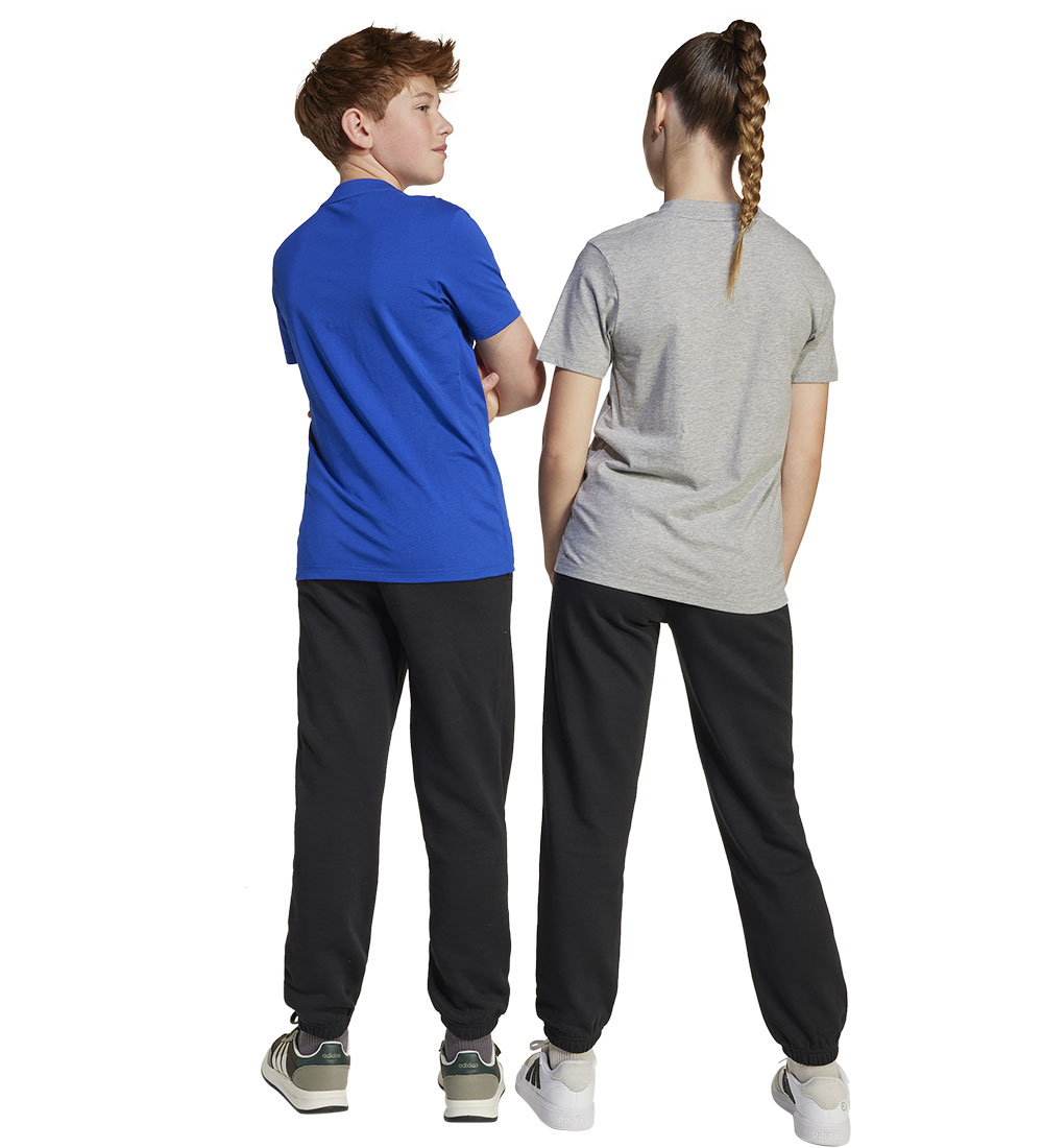 adidas Performance Sweatpants - J SL FL - Black/White