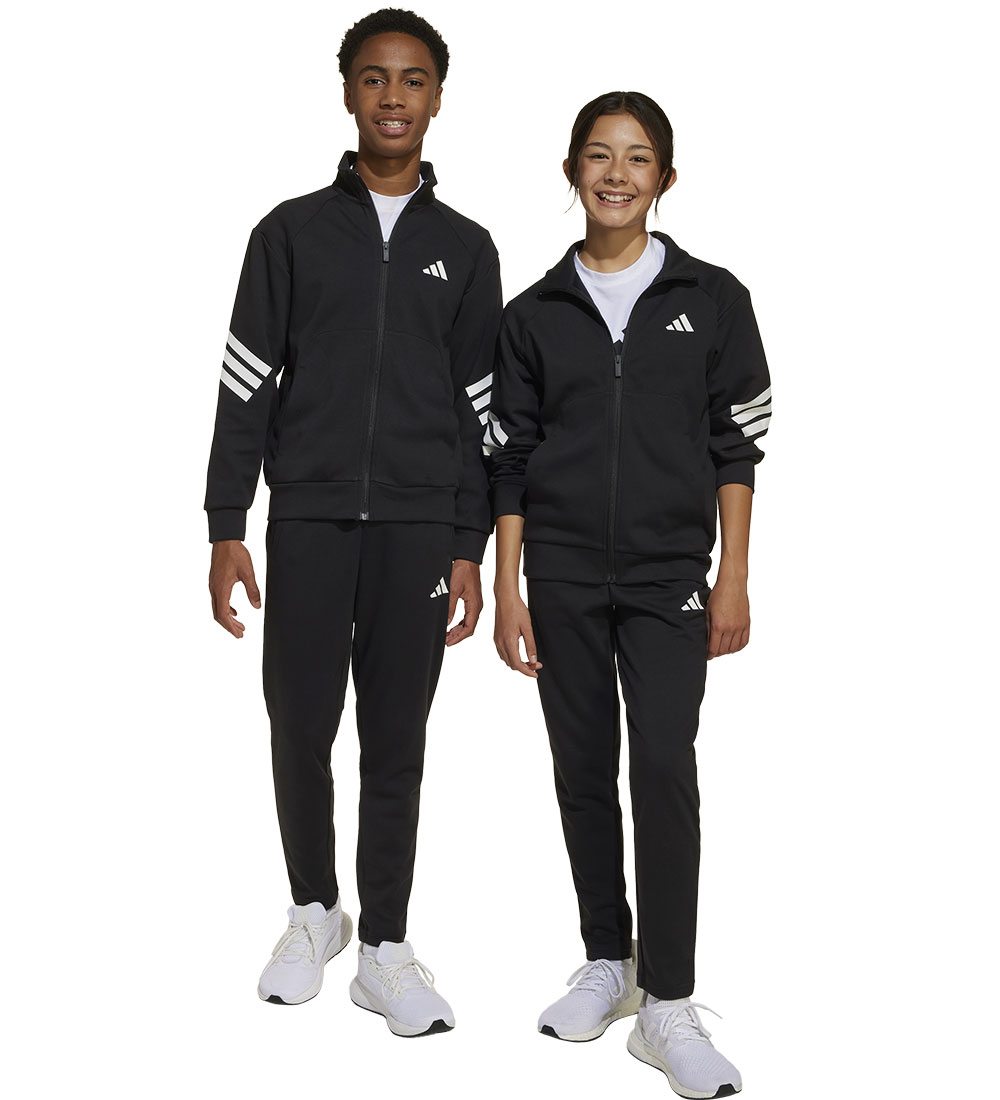 adidas Performance Trainingsanzug - J FI 3S - Black/White