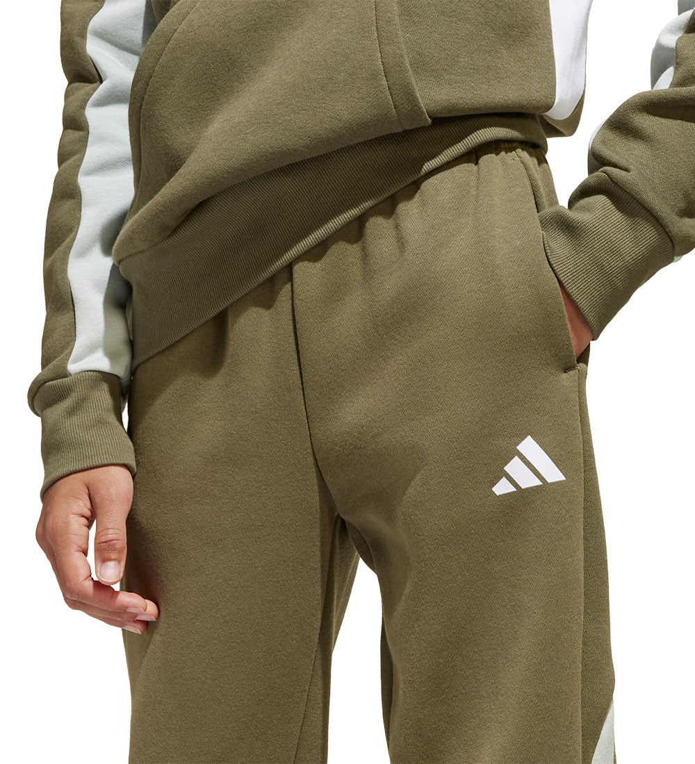 adidas Performance Joggingbroek - J CB FL PT - Olistr/Wonsil/Whi