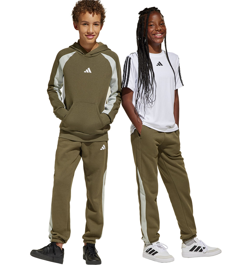 adidas Performance Joggingbroek - J CB FL PT - Olistr/Wonsil/Whi