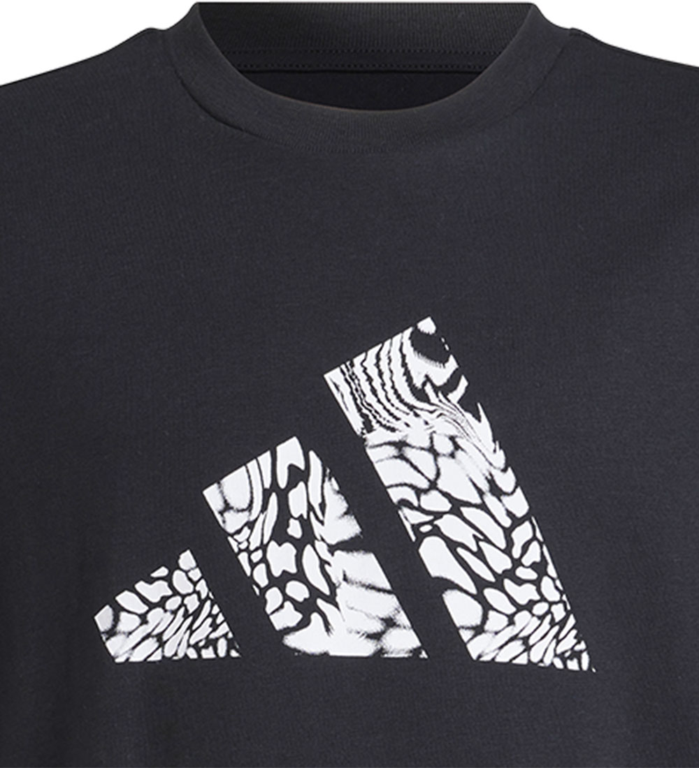 adidas Performance T-paita - JG Animal Logo - Black