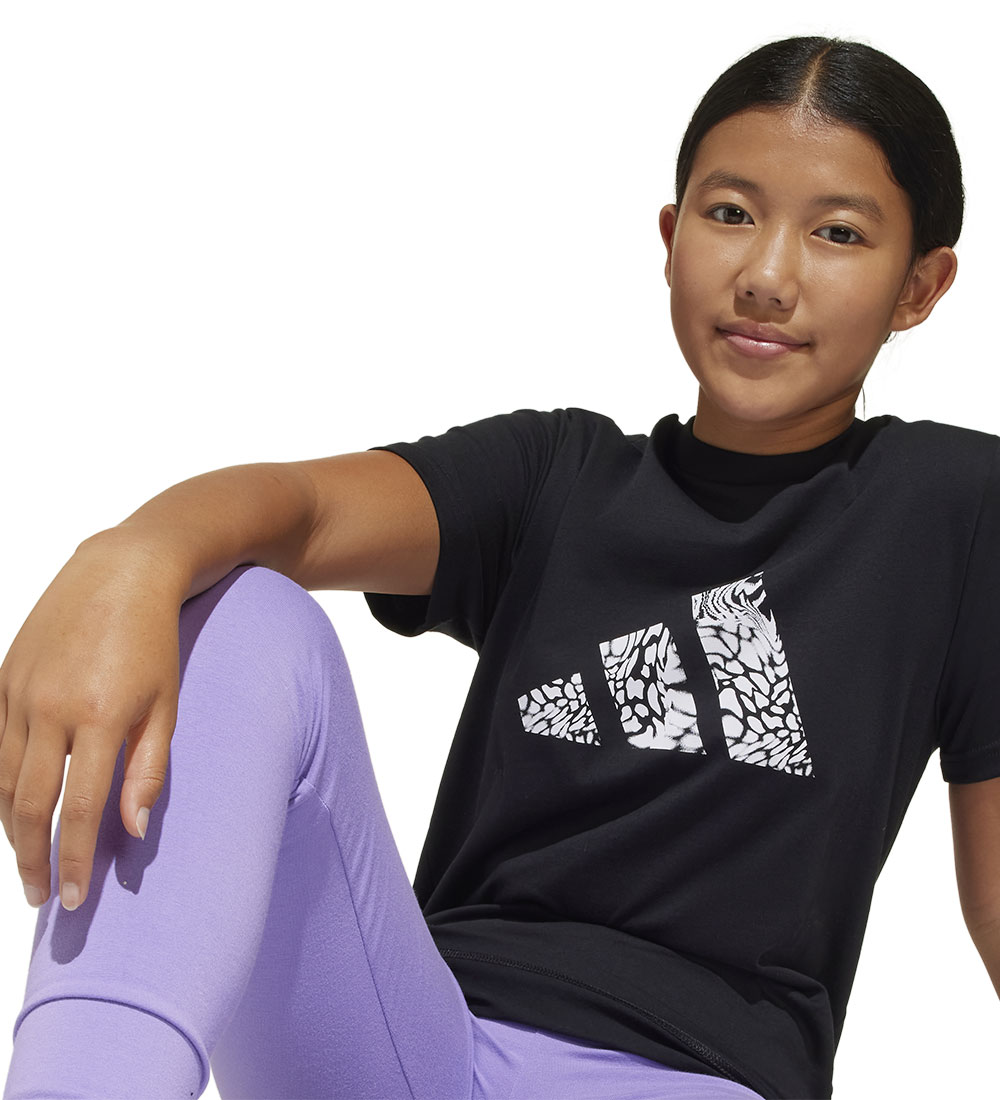 adidas Performance T-paita - JG Animal Logo - Black