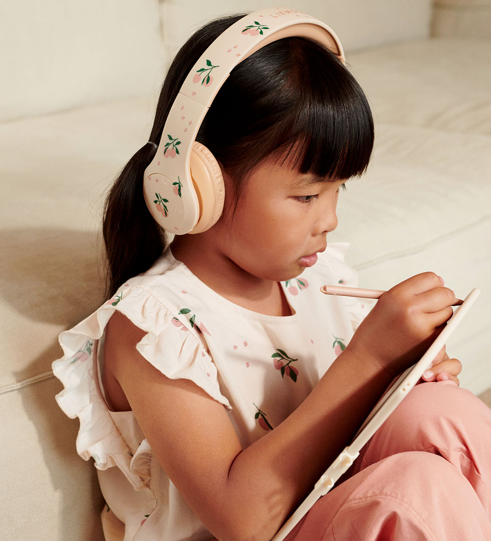 Liewood Headphones - Wireless - Quinn - Peach/Sea Shell