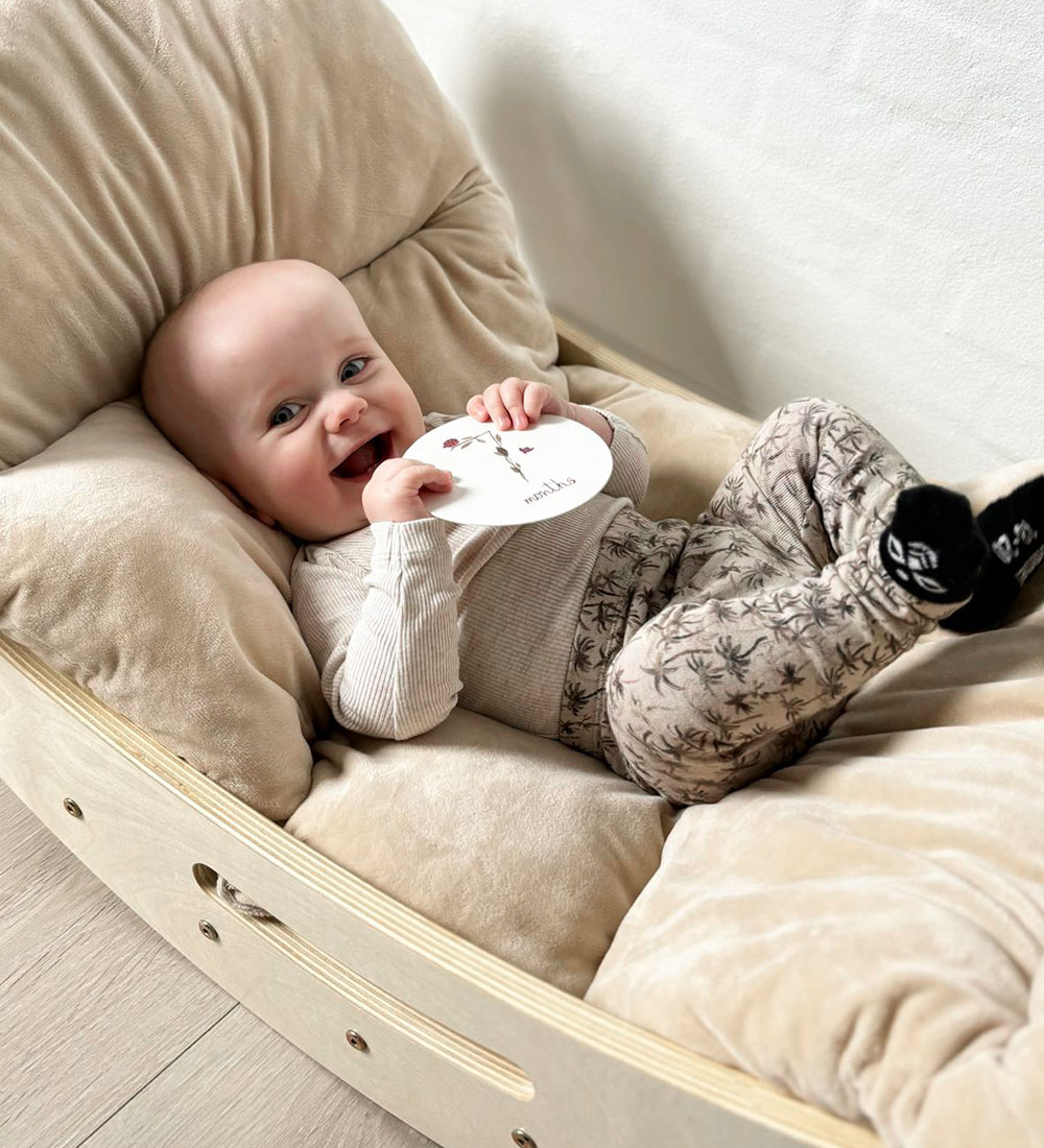 Hemmingsen Kids Lúxus Dýna - Velúr - Luna - 140x60 cm - Beig