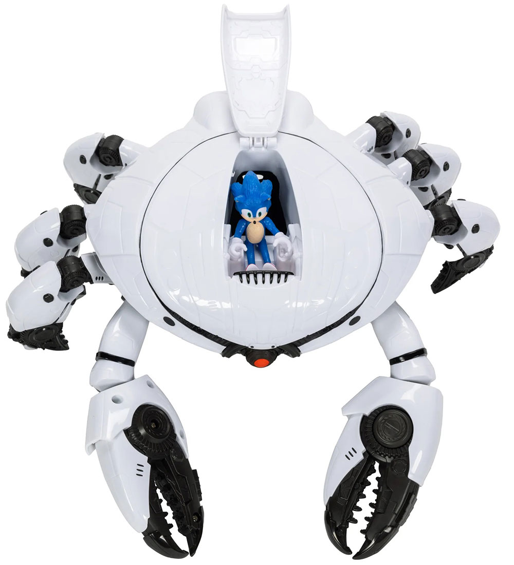 Sonic Play Set w. Figure - Crab Mech Battle Playset