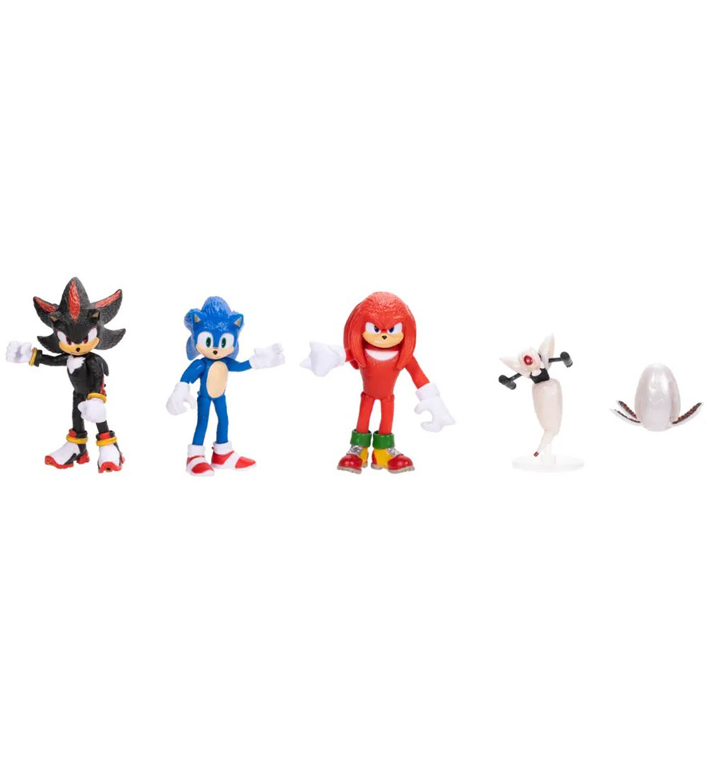 Sonic Toy Figurine - 12.7 cm - 5 pcs - Multi-Pack