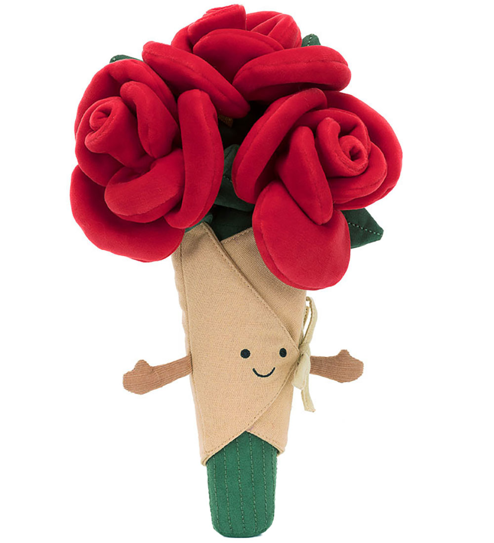 Jellycat Soft Toy - 30x17 cm - Amuseables Rose Bouquet