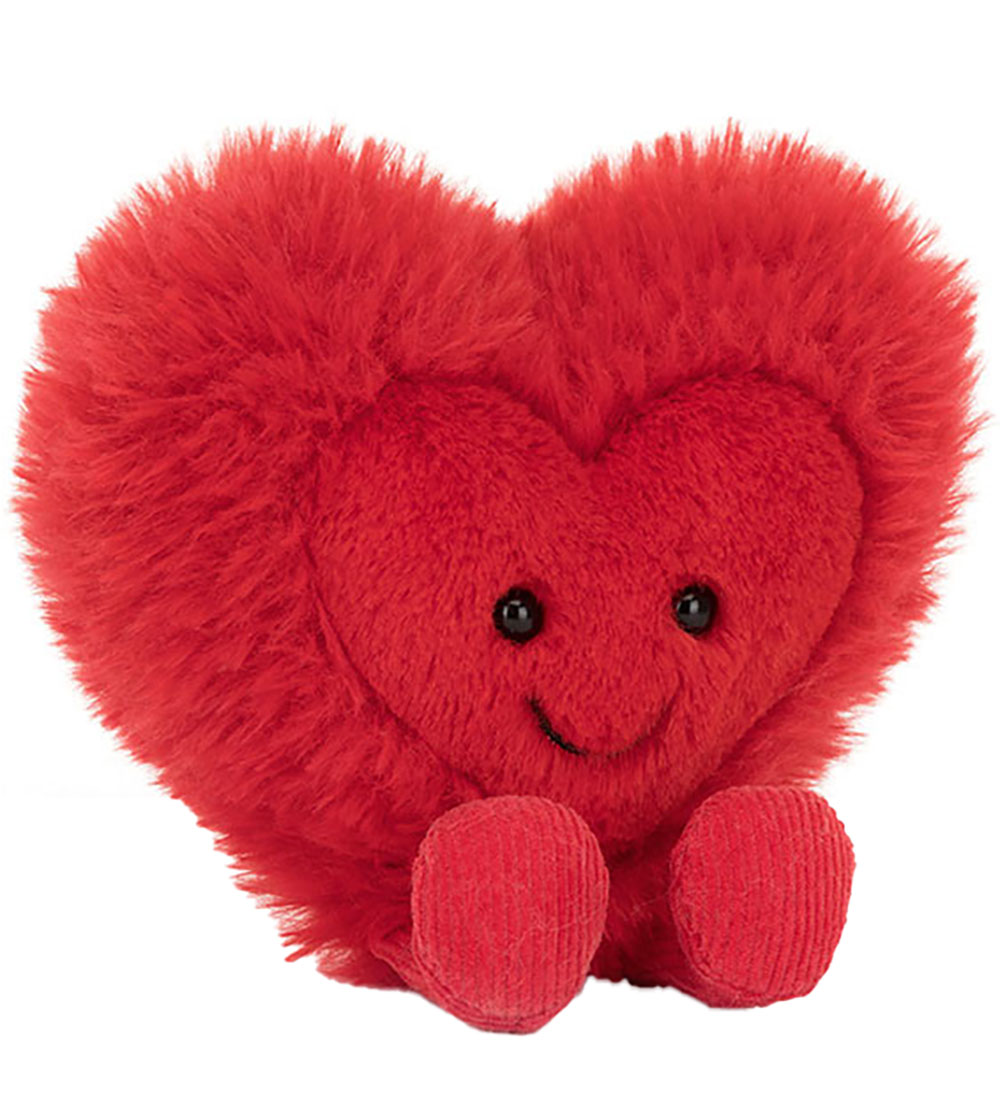 Jellycat Soft Toy - 12x12 cm - Little - Amuseables Beatie Heart