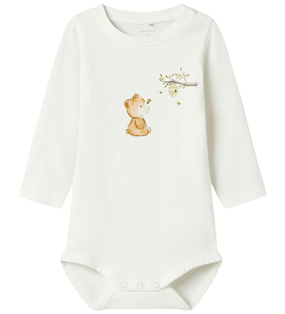 Name It Bodysuit L/Æ - NbmTeyman - Cloud Dancer