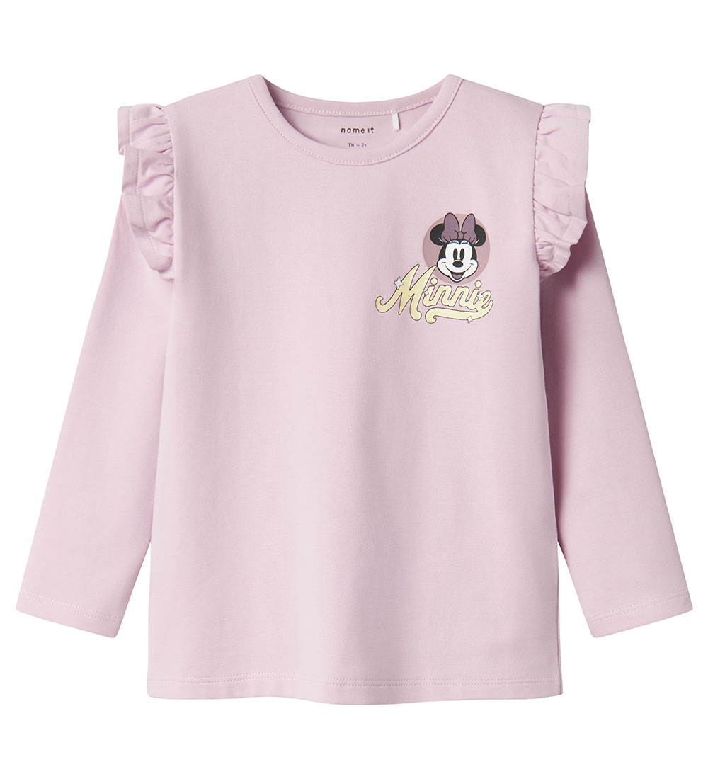 Name It Blouse - NmfDasire - Minnie Mouse - Winesome Orchid